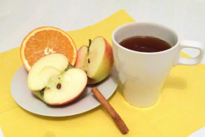 Rezept Alkoholfreier Apfelpunsch mit Xylit, Kinderpunsch, Adventpunsch, Warmer Punsch, Orangenpunsch