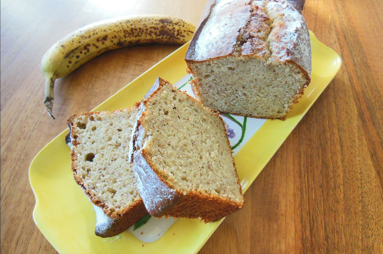 Bananenkuchen ohne Zucker - Birkengold