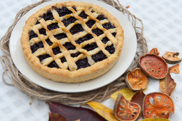 Linzerschnitten mit Birkenzucker, Linzertorte, Linzer Torte, Marmeladentorte
