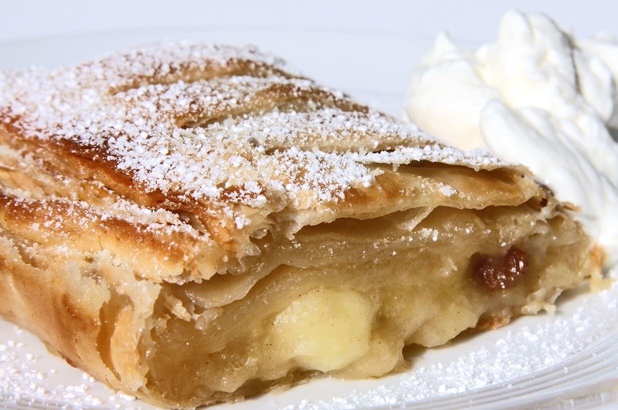 Apfelstrudel ohne Zucker - Birkengold