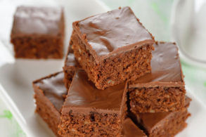 Rezept Sacherschnitten mit Birkenzucker, Schokokuchen, Sachertorte, Schokoladenkuchen, zuckerfrei, ohne Zucker