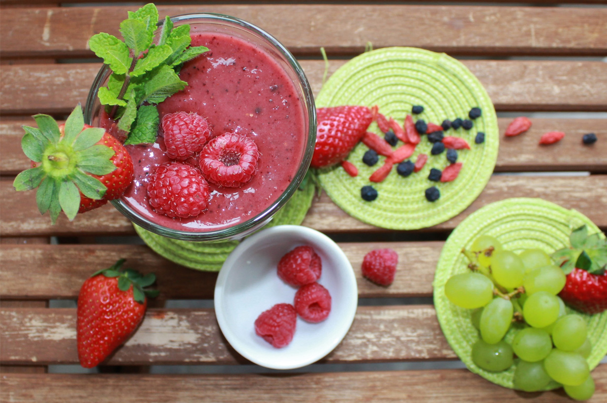 Beerensmoothie vegan - Birkengold