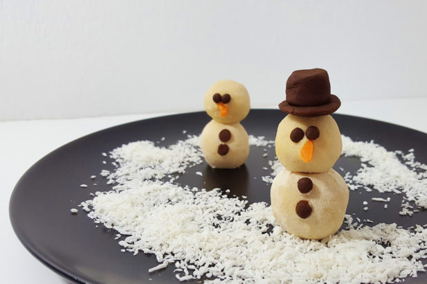 Rezept Kokos-Schneemänner vegan