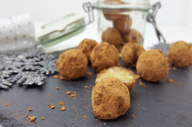 Rezept Marzipankartoffeln mit Rohkakao mit Birkenzucker