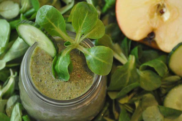 Rezept Grüner Smoothie detox mit Birkenzucker