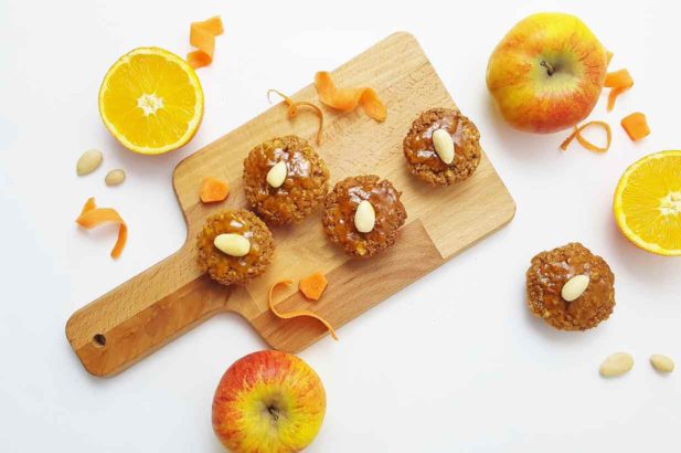 Rezept Muffins Apfel Karotte Mandel Orange mit Birkenzucker Xylit