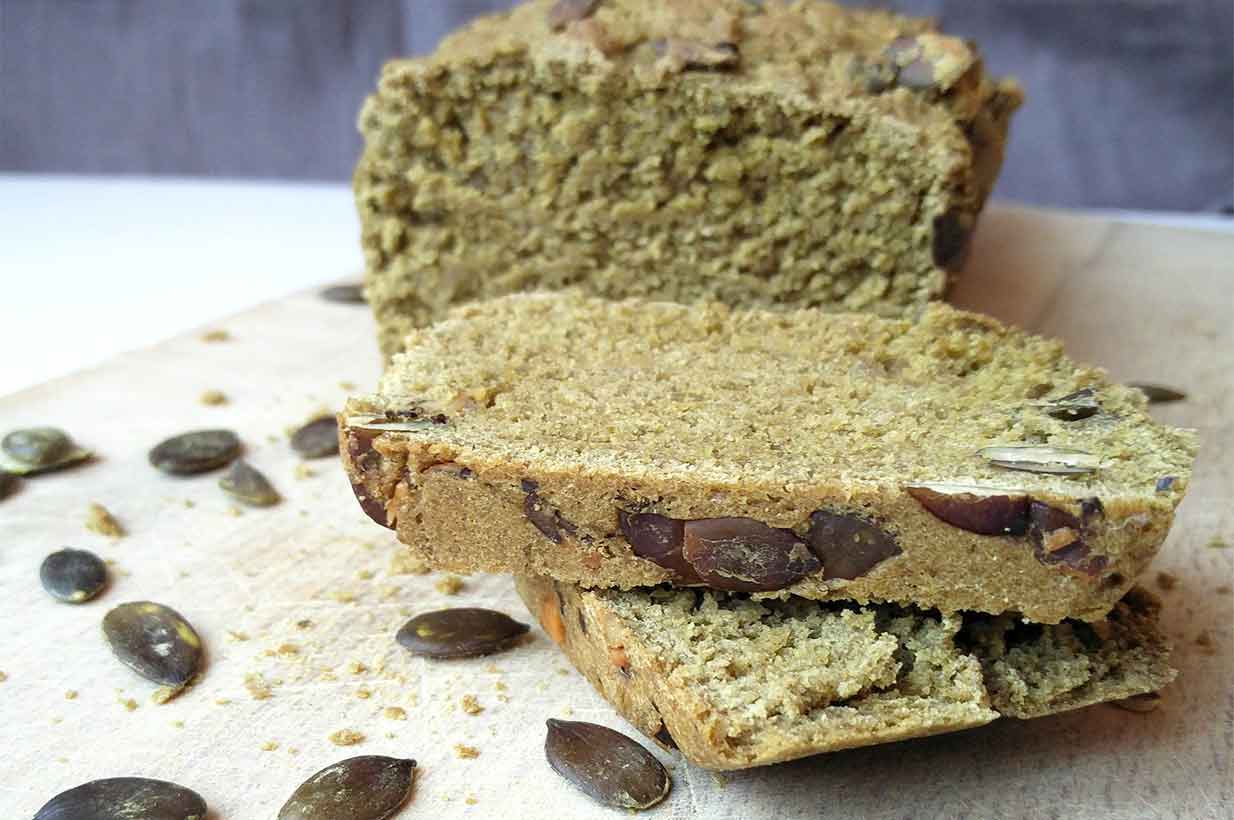 Protein-Kürbiskernbrot mit Superfood - Birkengold