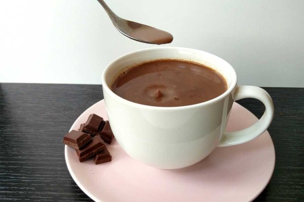 Heiße Schokolade, Minzkakao, zuckerfreie Schokolade, veganer Kakao