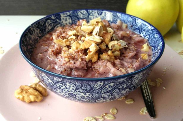 Birchermüsli ohne Zucker, zuckerfrei, mit Xylit, Superfood Müsli, Acai Birchermüsli