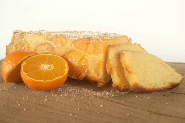 Orangenkuchen, Joghurtkuchen, zuckerfreier Orangen-Joghurtkuchen, Orangen-Joghurtkuchen mit Xylit