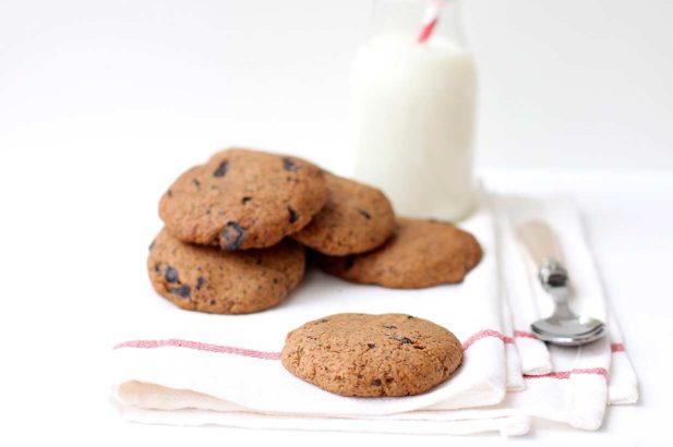 Schoko-Vanille-Kekse zuckerfrei, mit Xylit, Chocolate Cookies, Schokoladekekse mit Vanille