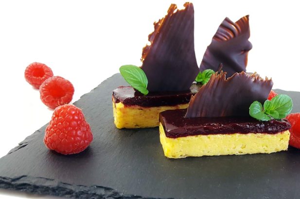 Rezept Cheesecake mit Beeren und Schokolade mit Birkenzucker