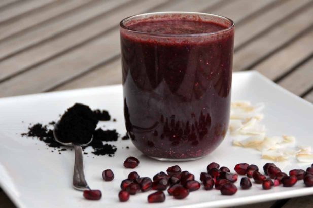Rezept Kokos Granatapfel Smoothie ohne Zucker