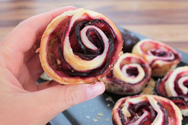 Zwetschgenmuffins, Pflaumenmuffins, Fruchtrosen,zuckerfrei, ohne Zucker, vegan