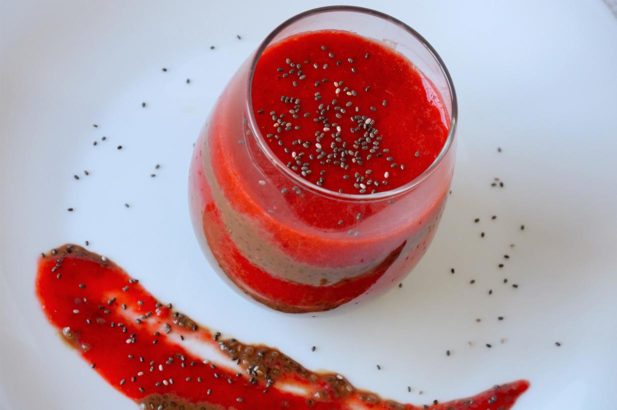 Chiapudding, Schokopudding, Chiadessert, Superfoodpudding, Superfood Frühstück, Beerenpudding, Chia Dream, Chia Bowl, Chia Samen, vegan, zuckerfrei, Low Carb Pudding