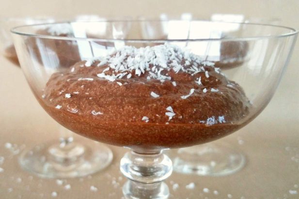 Mousse au Chocolat, Schokoladenmus, Bananenmus, Bananenmousse, Schokoladenmousse, Veganes Mousse, zuckerfrei, ohne Zucker