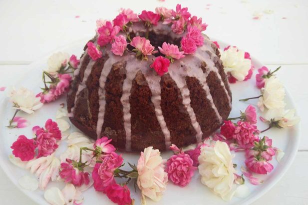Rotweinguglhupf, Guglhupf, Weinkuchen, zuckerfrei, ohne Zucker, Kuchen mit Rotwein
