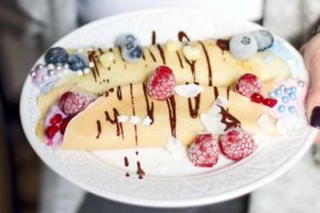 Crepe, Palatschinken, Omelett, Pancake, Beerenpfannkuchen, zuckerfrei