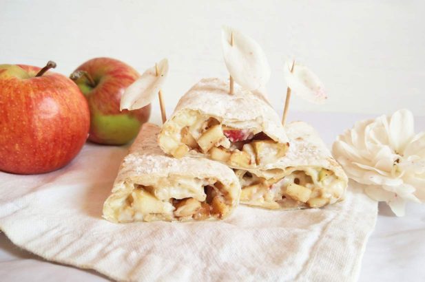 Apfelwrap, Apfeltasche, Sweet Wraps, zuckerfrei, ohne Zucker