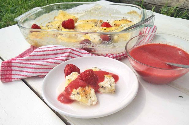 Topfennudeln, Topfennocken, Quarknocken, Quarknockerl. zuckerfrei, ohne Zucker