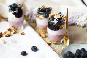 Heidelbeer Joghurt, Heidelbeer Creme, Heidelbeer Parfait