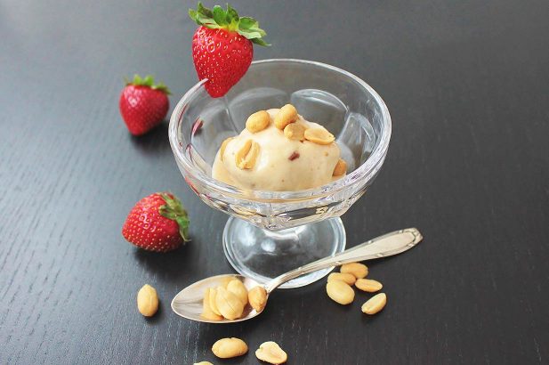 Peanut Butter Ice Cream, Erdnusseis, Erdnussbuttereis, Peanut Butter Eiscreme, Erdnussmuß Eiscreme