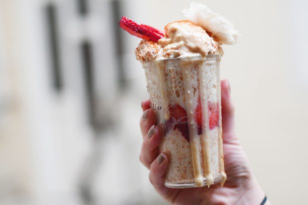 Hagebutten Powersnack, Hagebutten Shake, Hagebutten Power Shake