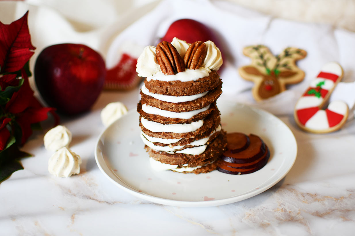 Lebkuchen Pancakes mit Joghurt - Birkengold