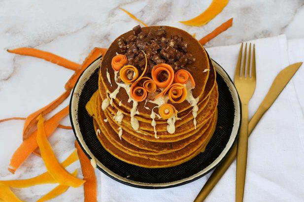 Kürbis Pancakes, Pumpkin Pancakes, Kürbis Pfannkuchen, Pfannkuchen mit Kürbis