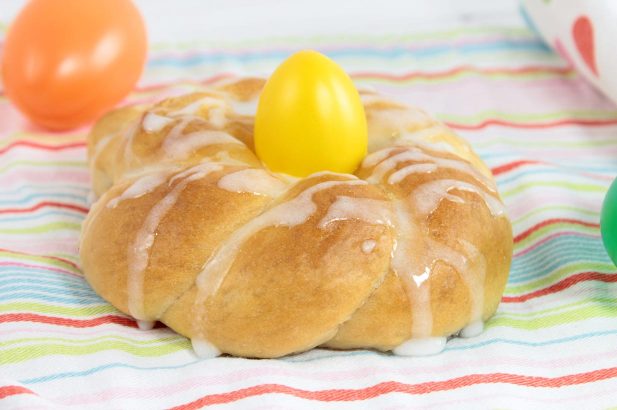 Osternest, Osternest vegan, Osterkuchen, Osterspeise
