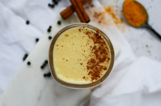 Golden Milk, Kurkuma Latte, Goldene Milch zuckerfrei, Goldene Milch vegan