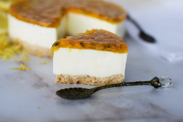 Joghurt Torte, Maracuja Joghurt Torte, Maracuja Creme Torte, Maracuja Torte mit Joghurt