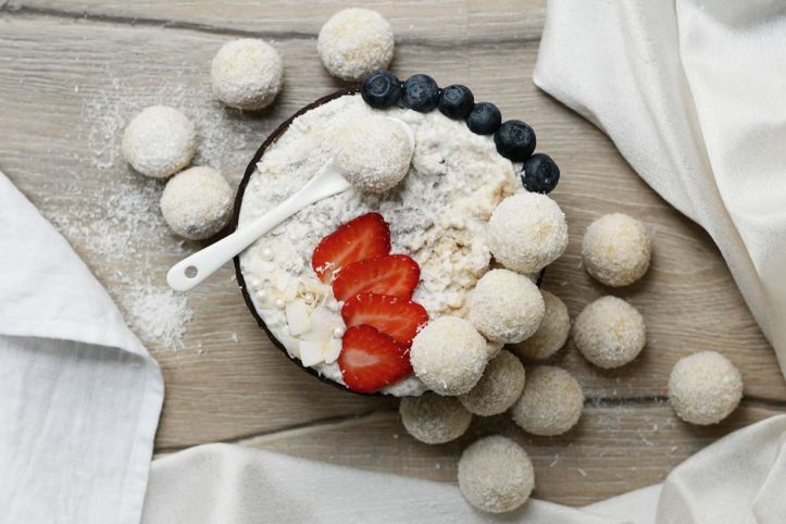 Schoko Bananen Spieße vegan - Birkengold