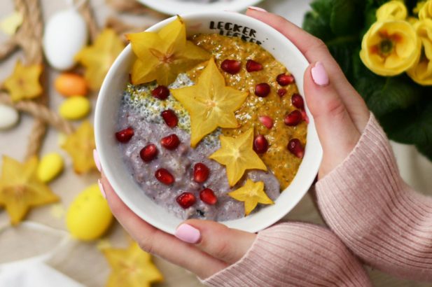 Mango Bowl, Chia Bowl, Frühstücks Bowl, Superfood Bowl
