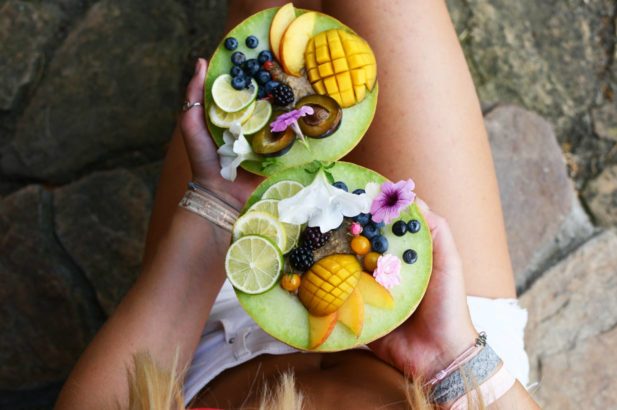 Melon Bowl, Honey Melon Bowl, Honigmelonen Bowl