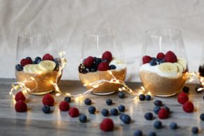 Braunhirse Dessert, Braunhirse Frühstück, Braunhirse Nachtisch, Braunhirse Brei