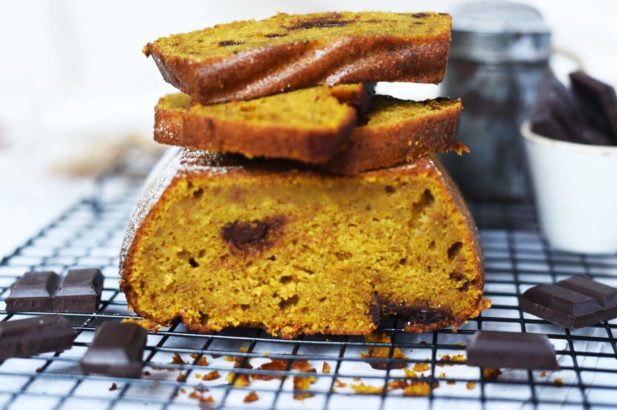 Schoko-Kürbis Brot, Kürbis-Schoko Brot, Brot mit Schokolade, Zartbitterschokolade Kürbis Brot, Chocolate Bread with Pumpkin