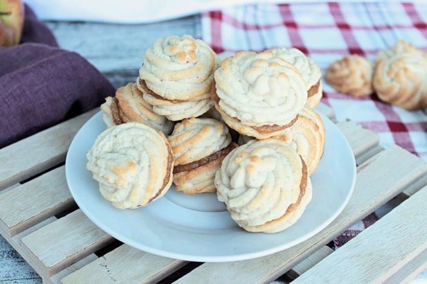 Kekse mit Apfelmus, Apfel Kekse zuckerfrei, Apfelkekse mit Xylit, Apfel Kekse mit Birkenzucker