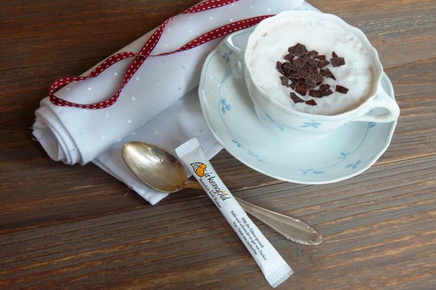 Kakao ohne Zucker, Zuckerfreie heiße Schokolade, Heiße Schokolade mit Xylit, Heiße Schoko ohne Zucker