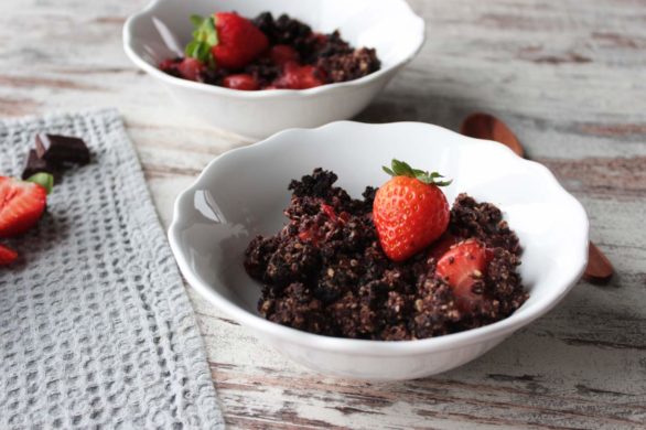 Erdbeer Kuppeltorte ohne Zuckerzusatz - Birkengold