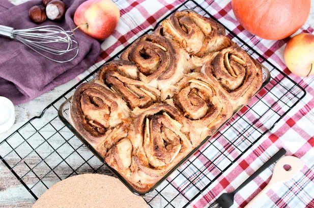 Kürbis Zimtschnecken zuckerfrei, Zimtschnecken ohne Zucker, Zuckerfreie Zimtschnecken, Kürbis Kuchen ohne Zucker, Kürbis Dessert zuckerfrei, ohne Zucker, zuckerfrei