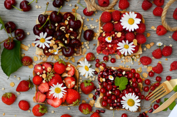 Obsttoast, Magic Toast, Süßer Toast, Früchtebrot, Marmeladetoast, zuckerfrei, ohne Zucker, Fruchttoast, Früchtetoast, Toast mit Früchten
