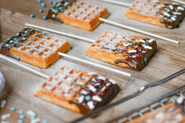Zuckerfreie Waffeln, Waffeln ohne Zucker, Waffelteig zuckerfrei, Waffelteig ohne Zucker, Cake Pops, Weihnachtliche Rezepte
