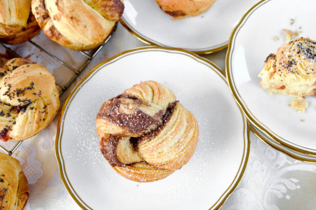 Cruffins, Croissant Muffins, Croissant Muffin, Blätterteigmuffins, Muffins, Blätterteig Muffins