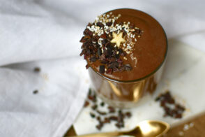 Schoko Smoothie vegan, Schoko Smoothie, Creamy Smoothie, Chia Schoko Pudding, Chia Pudding Schoko, Smoothie mit Chia, Schoko Smoothie mit Chia