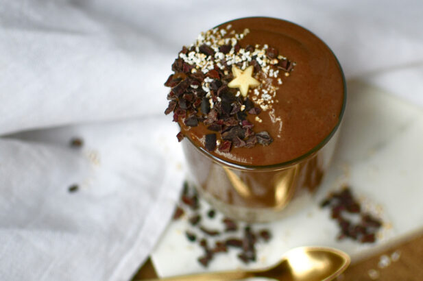 Schoko Smoothie vegan, Schoko Smoothie, Creamy Smoothie, Chia Schoko Pudding, Chia Pudding Schoko, Smoothie mit Chia, Schoko Smoothie mit Chia